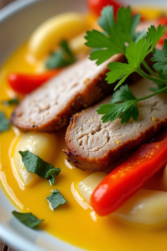 duck and lychee curry