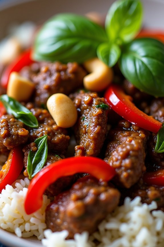 flavor packed thai beef stir fry