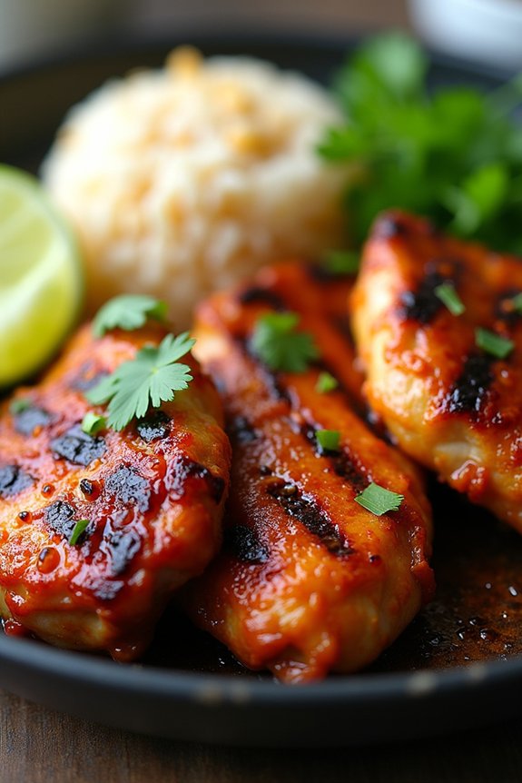 flavorful grilled thai chicken