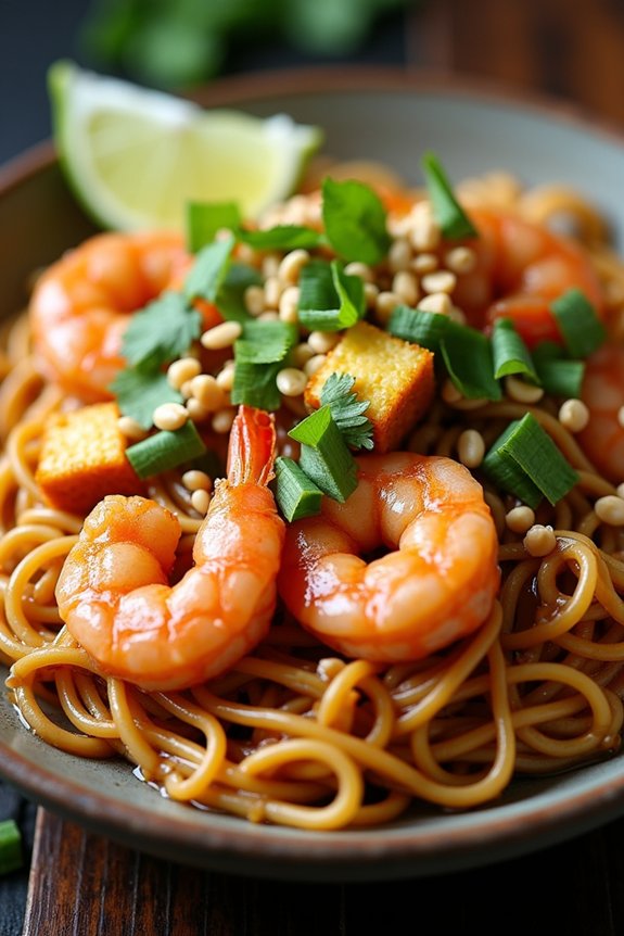 flavorful pad thai noodles