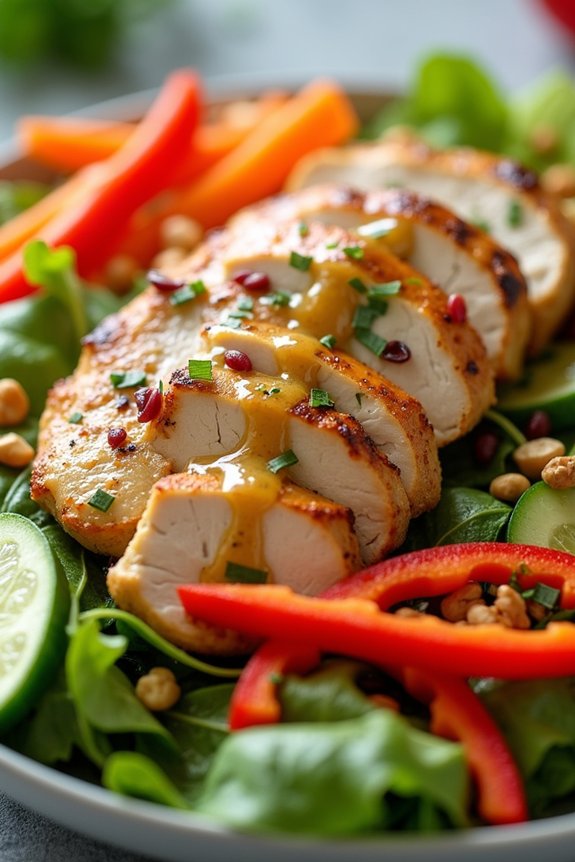 flavorful thai chicken salad
