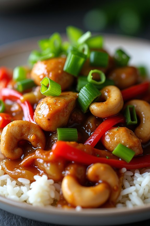 flavorful thai chicken stir fry