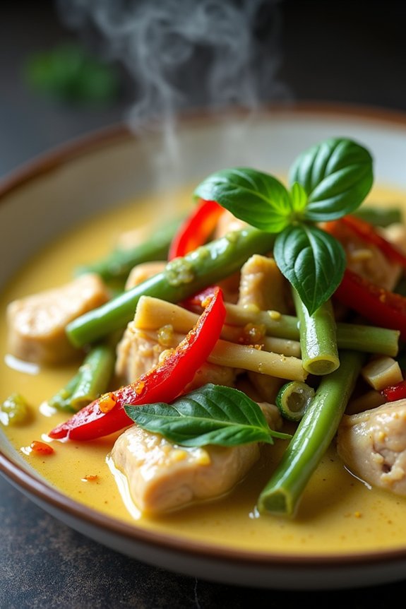 flavorful thai green curry