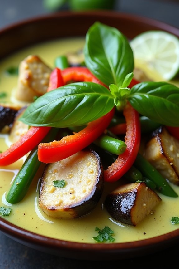 flavorful thai green curry