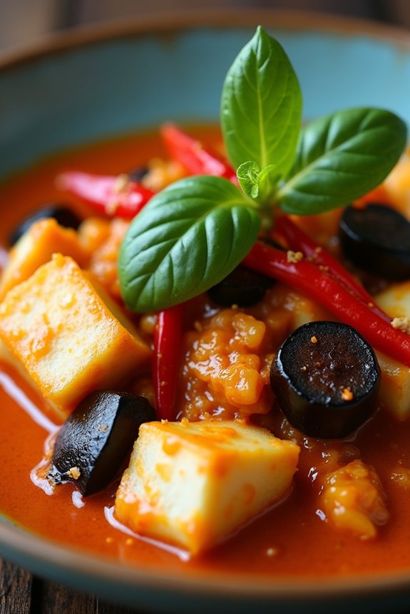 flavorful thai red curry