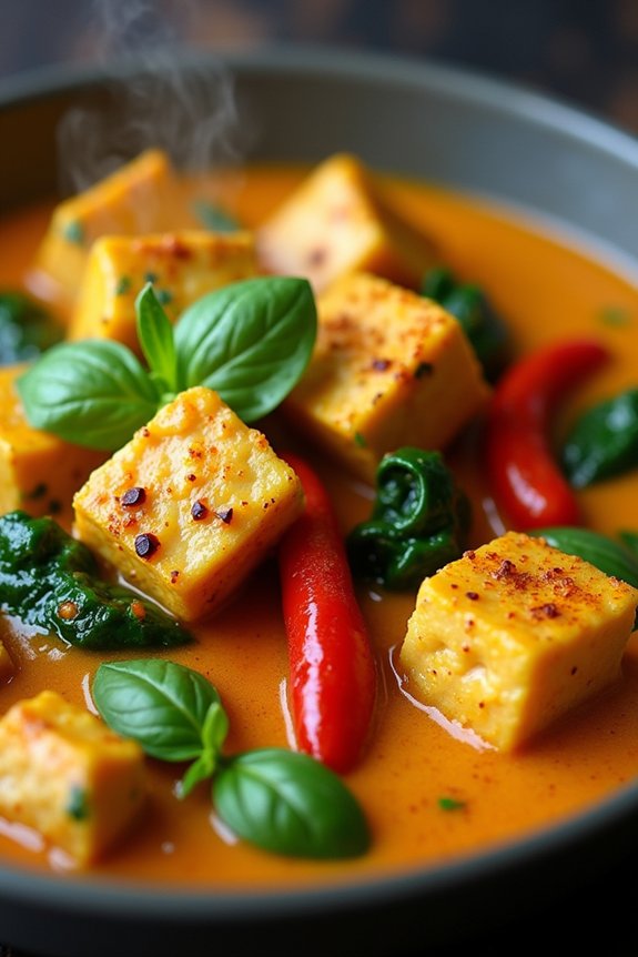 flavorful vegetarian tofu curry