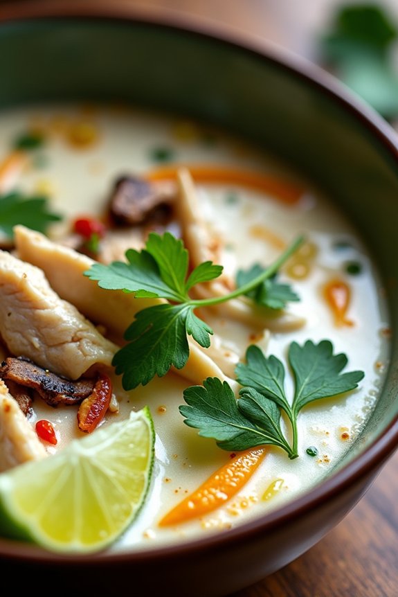 fragrant thai coconut soup