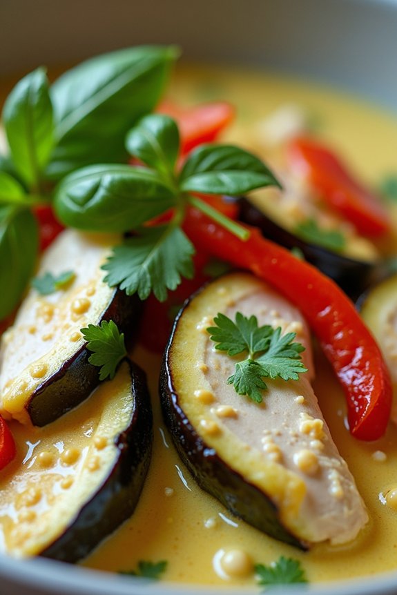 fragrant thai green curry
