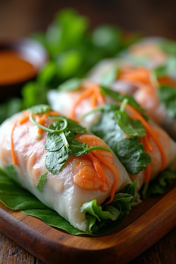 fresh vietnamese spring rolls
