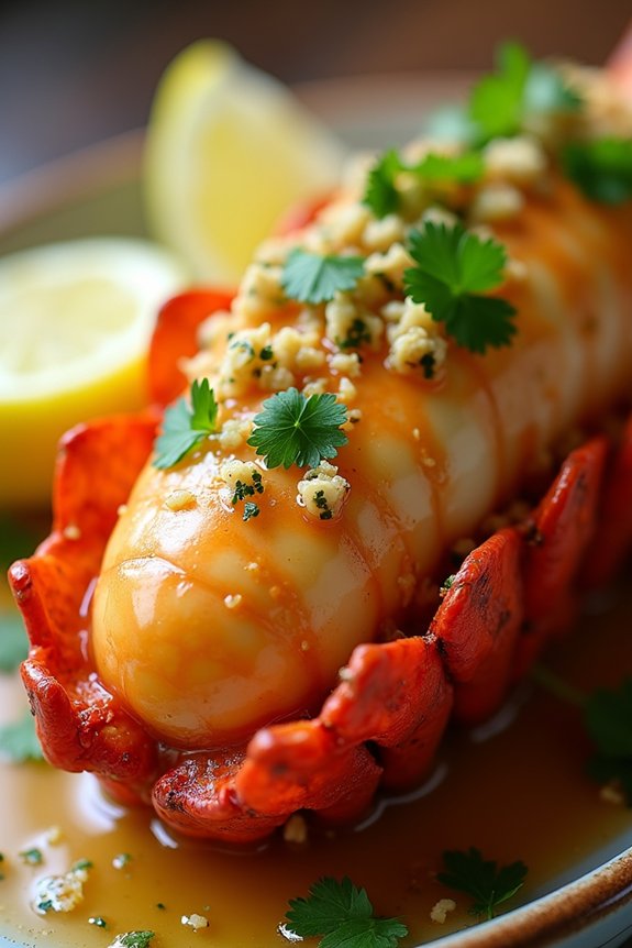 garlic butter lobster delight
