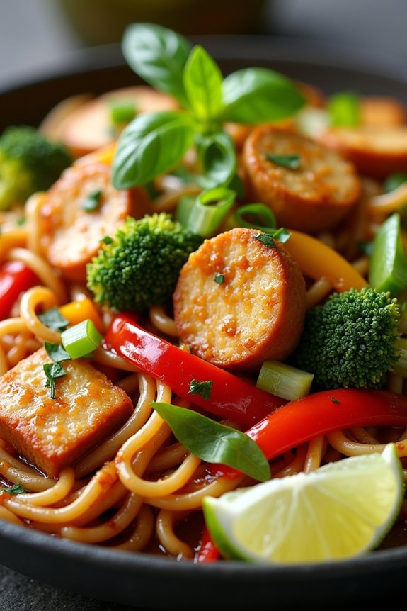 gluten free spicy noodle dish