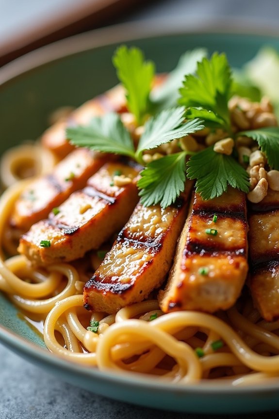 gluten free thai peanut noodles