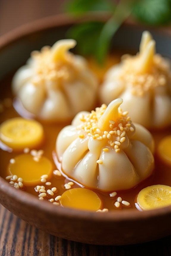 glutinous rice dumplings dessert