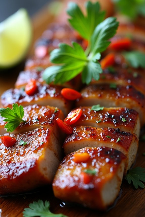 grilled pork belly delight