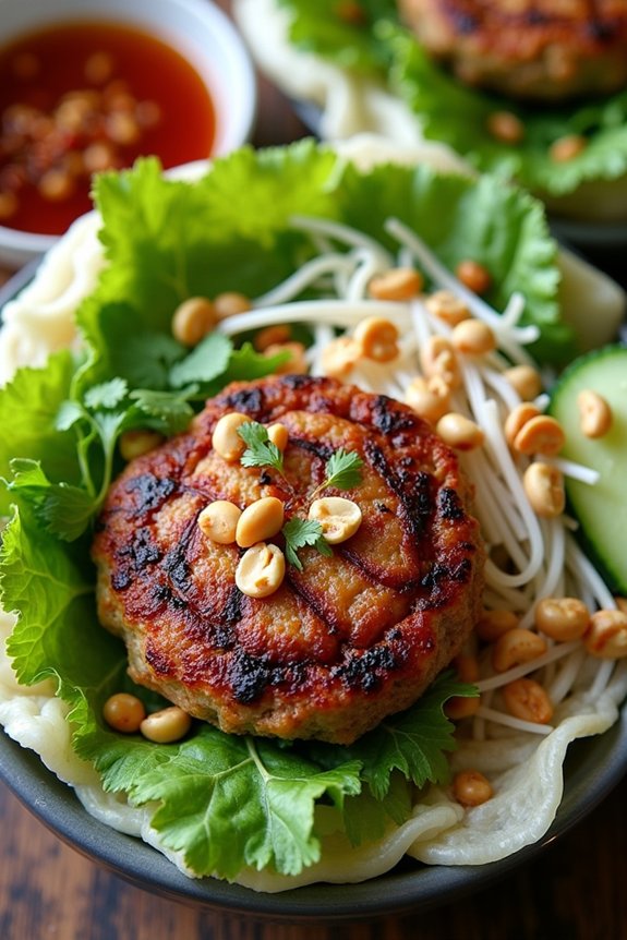 grilled pork with vermicelli