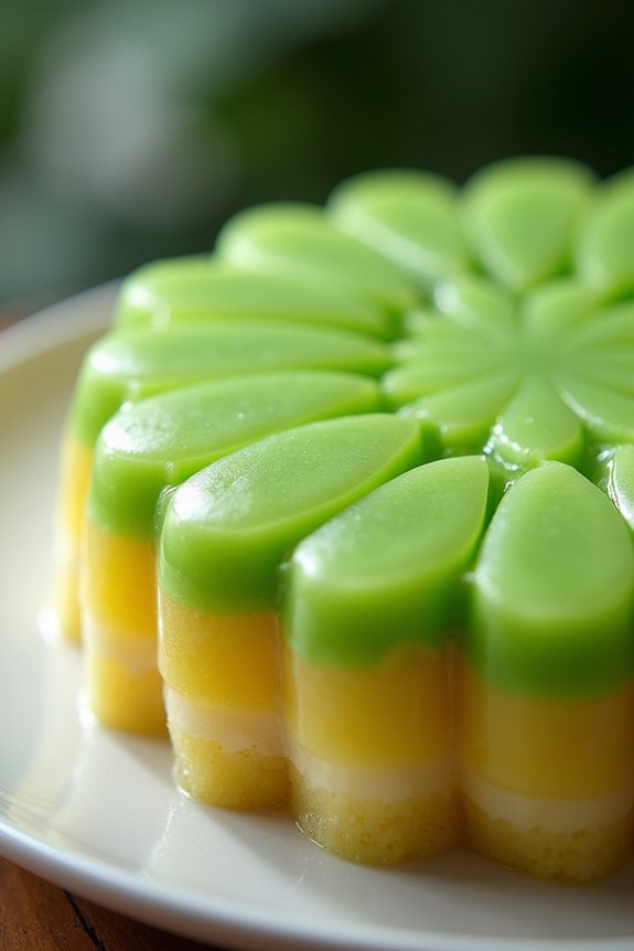 layered mung bean cake