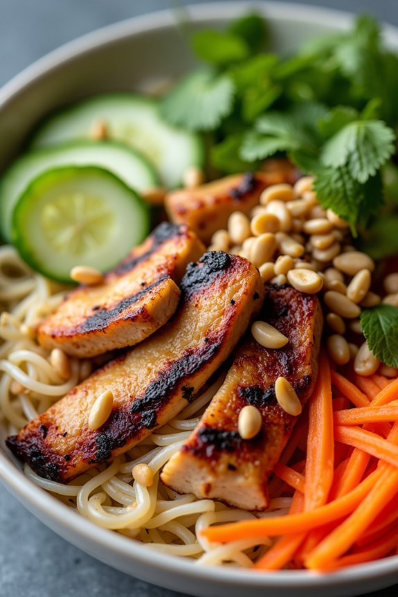 lemongrass chicken vermicelli bowl