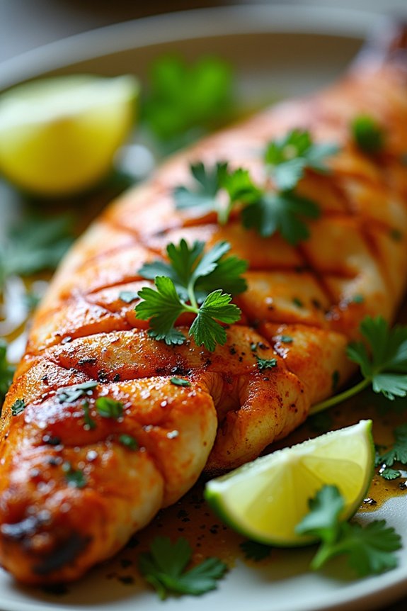 lemongrass marinated grilled fish