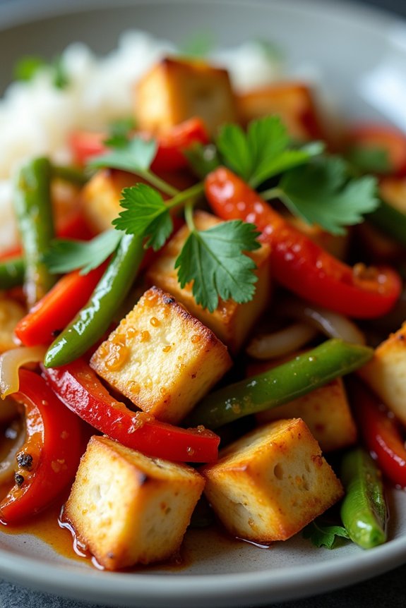 lemongrass tofu stir fry delight