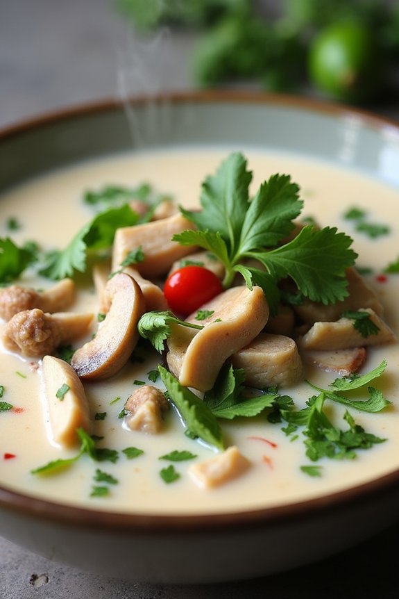 low carb thai coconut soup