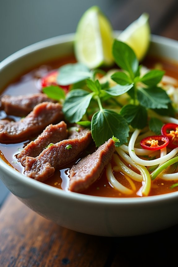 low carb zucchini noodle pho
