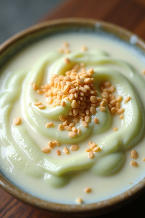 mung bean coconut dessert
