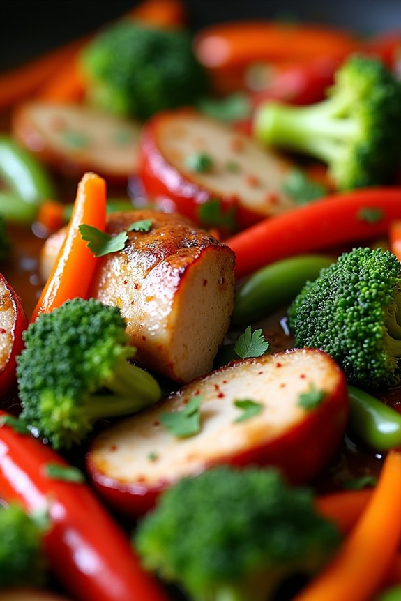 one pan thai pork stir fry