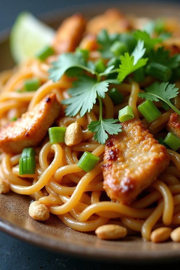 peanut butter pad thai recipe