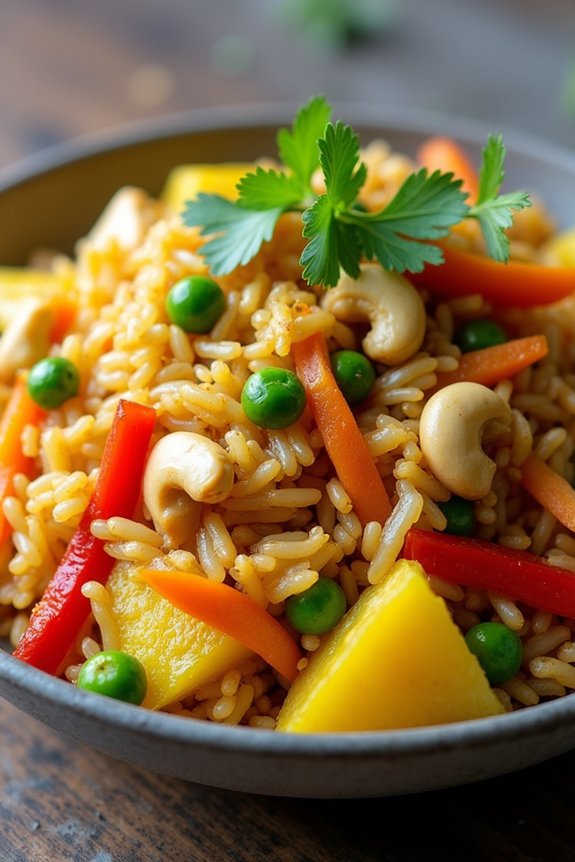 pineapple cashew fried rice