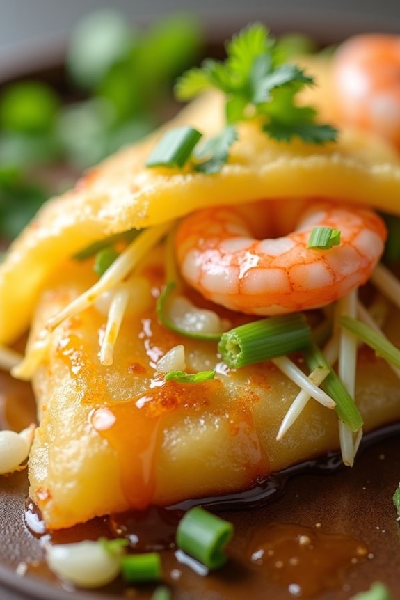 pineapple honey savory pancake