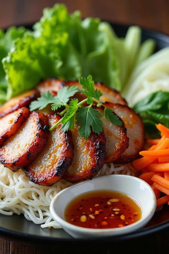 pineapple marinated grilled pork