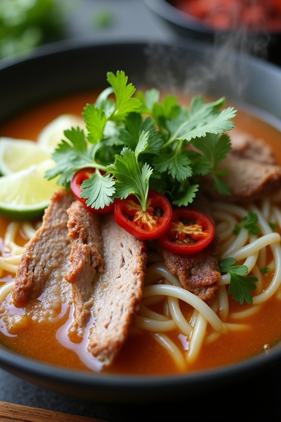 pork and crab noodle soup