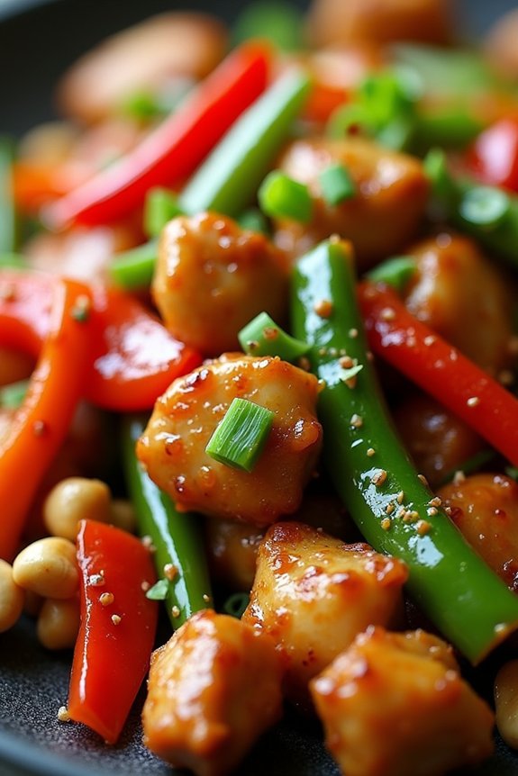 quick savory thai chicken