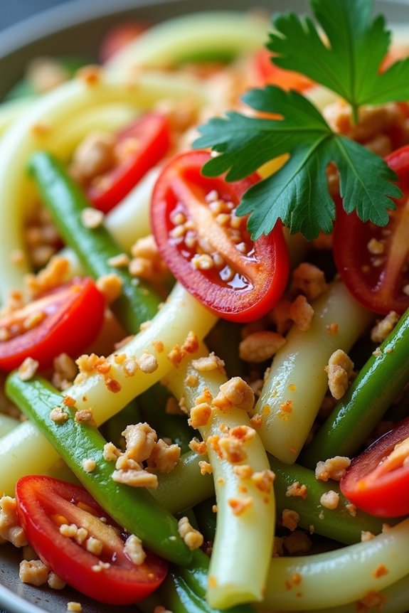 refreshing thai papaya salad