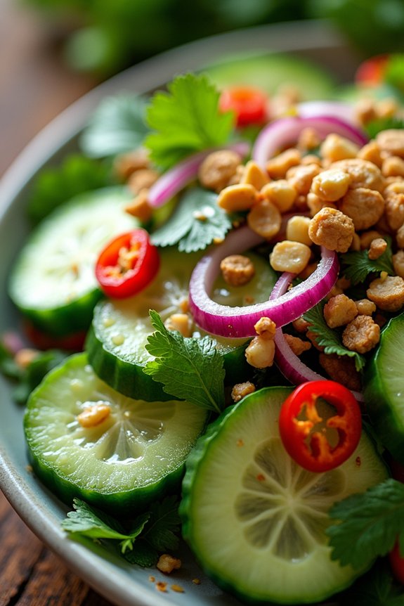 revitalizing tangy cucumber salad
