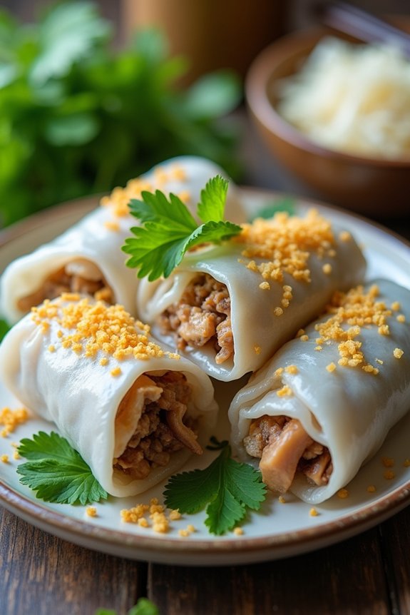 savory steamed rice rolls