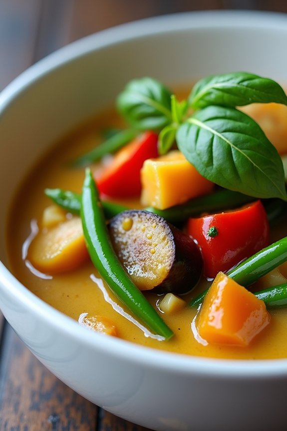 savory thai eggplant curry