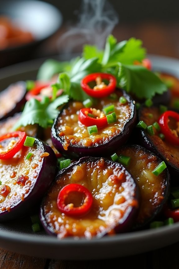 savory vietnamese eggplant dish