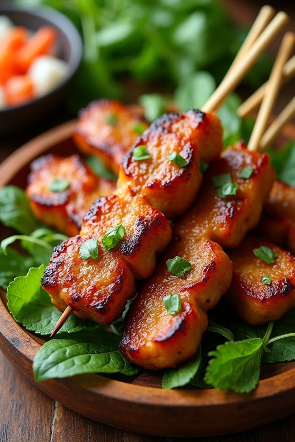 savory vietnamese pork skewers
