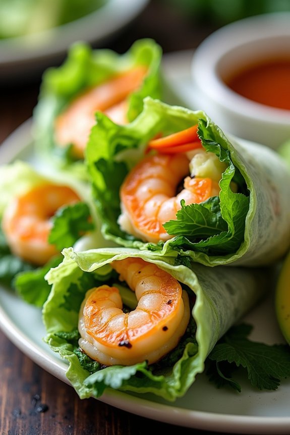 shrimp avocado spring roll recipe