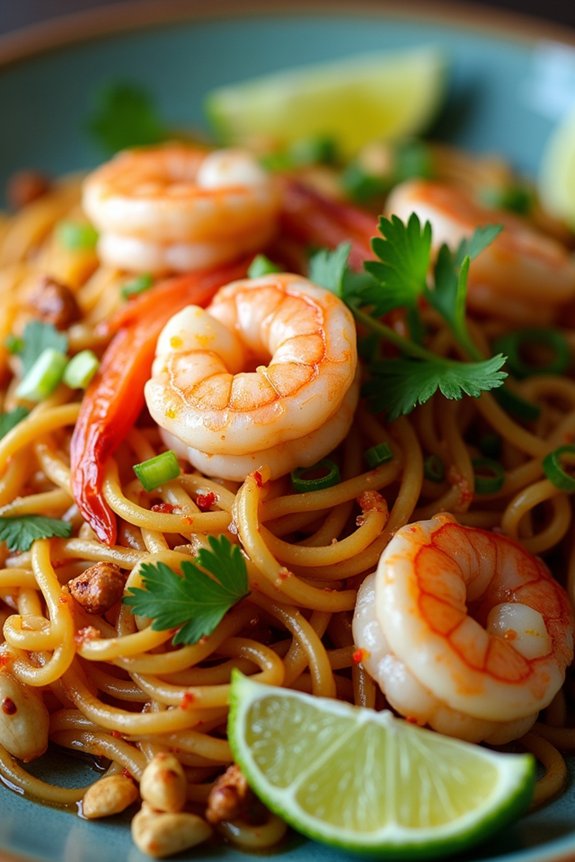 shrimp pad thai recipe details