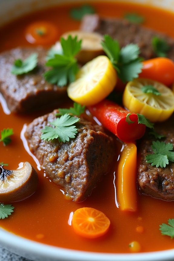 slow cooker thai beef stew