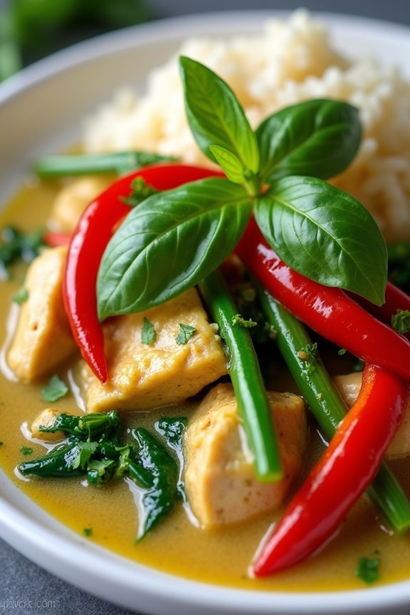 slow cooker thai green curry
