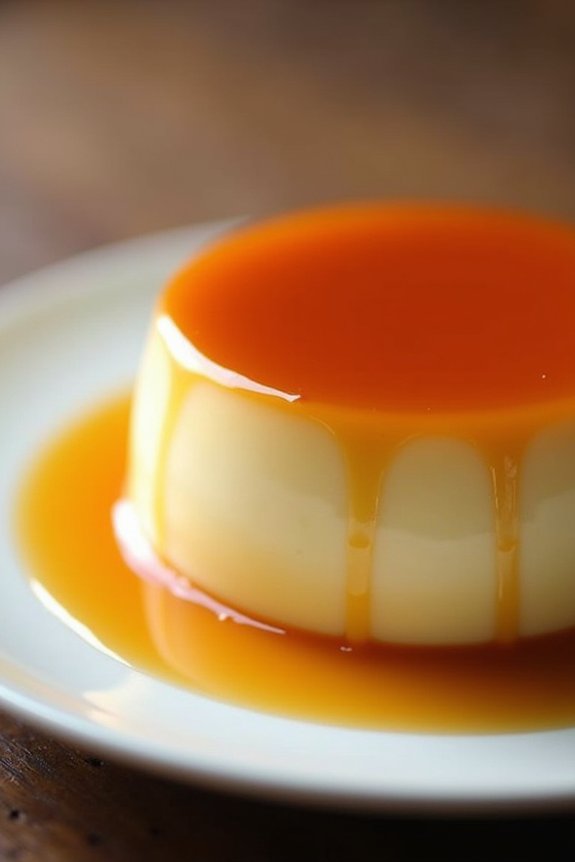 smooth creamy caramel custard