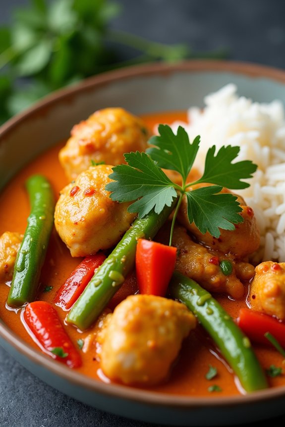 spicy aromatic chicken curry