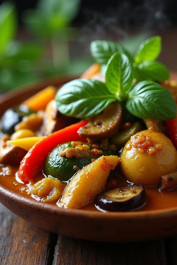 spicy coconut free vegetable curry