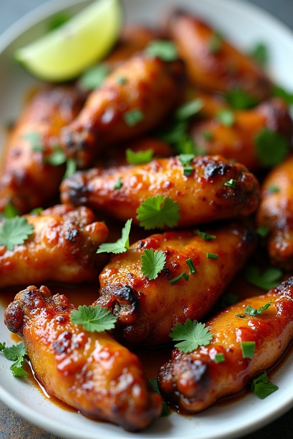 spicy lemongrass chicken wings