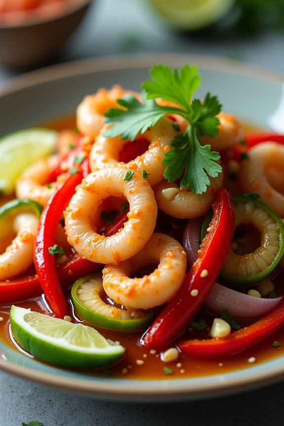 spicy seafood stir fry