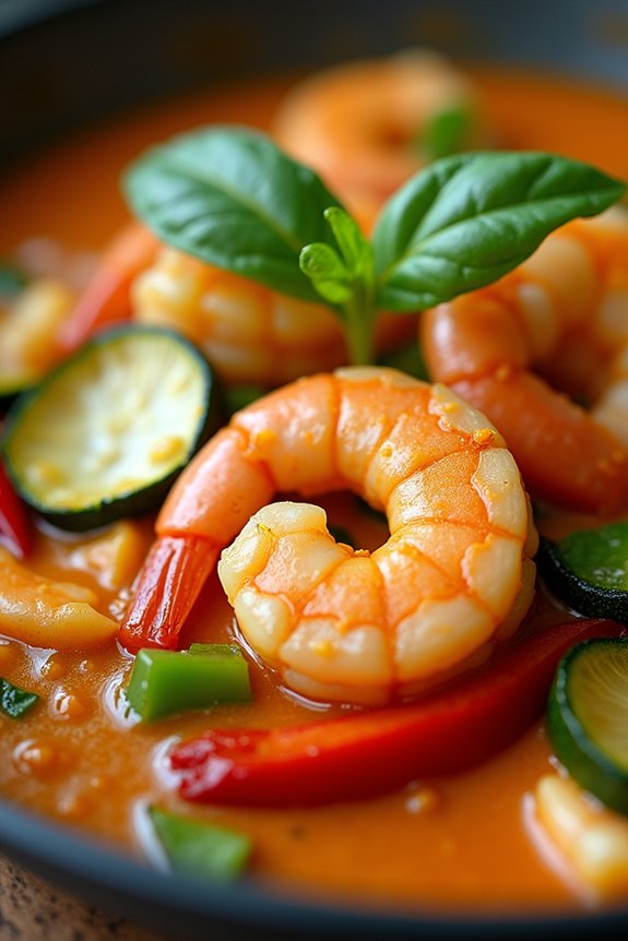 spicy shrimp coconut curry