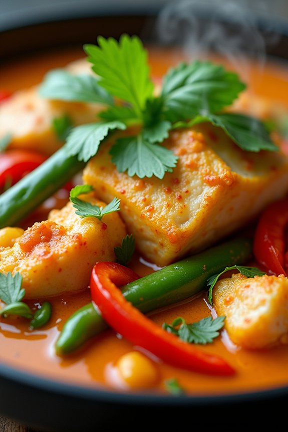 spicy thai fish curry